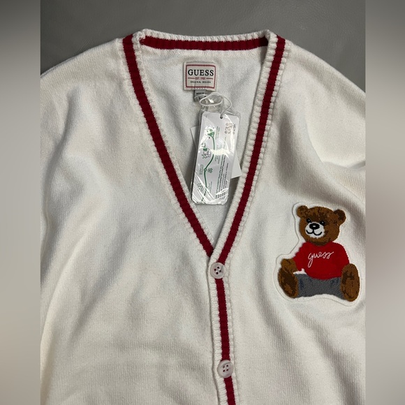 NWT - Guess Men’s Teddy Bear Cardigan - Size L - Picture 6 of 13